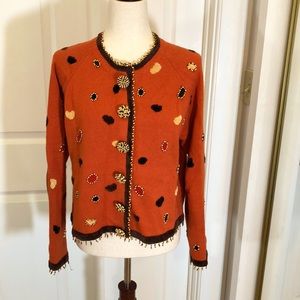 Jack B Quick artsy seasonal sweater. Size L